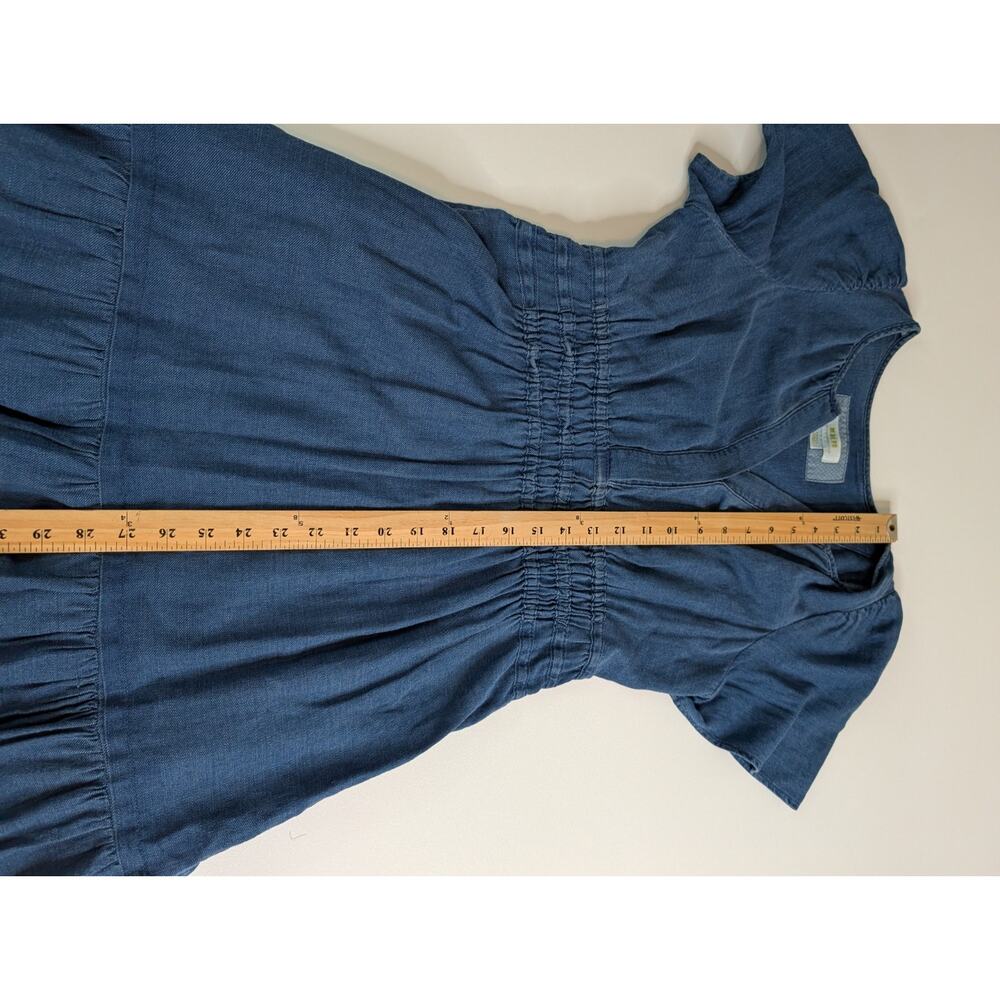 Anthropologie Maeve Somerset Chambray Maxi Dress Size Small - Picture 9 of 10